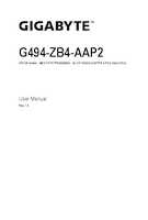 Datenblatt zu Gigabyte 6NG494ZB4DR000ACP2, EAN: 4719331868536