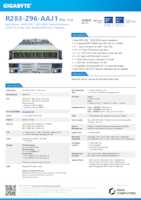 Datasheet for Gigabyte 6NR283Z96DR000ADJ1