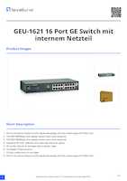 Datenblatt zu LevelOne GEU-1621, EAN: 4015867241202