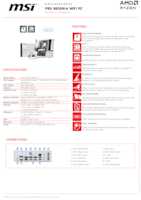 Datasheet for MSI 7E78-001R, EAN: 4711377384308