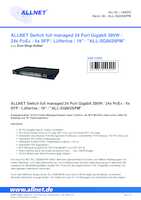 Datenblatt zu Allnet ALL-SG8626PM, EAN: 4038816106292
