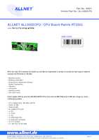 Datasheet for Allnet ALL5002CPU, EAN: 4038816050021