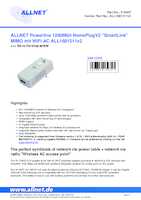 Datasheet for Allnet ALL1681211v2, EAN: 4038816139313