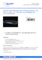 Datasheet for Allnet ALL-SG8428M-10G, EAN: 4038816129475