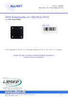 Datenblatt zu Allnet ALL-Vesa-Adapt-100-75, EAN: 4038816140517
