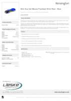 Datasheet for Kensington K62439WW, EAN: 0085896624394