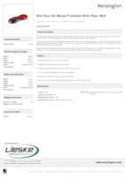 Datasheet for Kensington K62440WW, EAN: 0085896624400