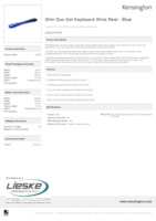 Datenblatt zu Kensington K62441WW, EAN: 0085896624417