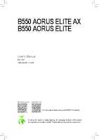 Datenblatt zu Gigabyte B550 AORUS ELITE V2, EAN: 4719331809485