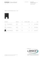 Datasheet for Gira 1069005, EAN: 4010337109211