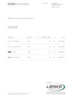 Datenblatt zu Gira 147629, EAN: 4010337040507