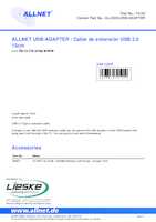 Datasheet for Allnet ALL0233-USB-ADAPTER, EAN: 4038816741202
