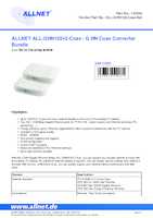 Datasheet for Allnet ALL-GHN102-Coax-Set, EAN: 4038816049070