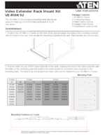 Datasheet for Aten VE-RMK1U, EAN: 4719264644986