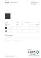 Datasheet for Gira 026867, EAN: 4010337268673