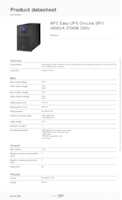 Datasheet for APC SRV3KIE, EAN: 0731304436874