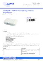 Datasheet for Allnet ALL-GHN102-Coax, EAN: 4038816051400