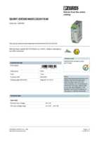 Datenblatt zu Phoenix Contact 2320160, EAN: 4046356524759