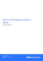 Datasheet for DELL KM726-INT-EMEA, EAN: 5397321024873
