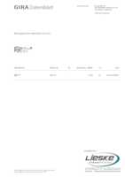 Datenblatt zu Gira 832500, EAN: 4010337032823