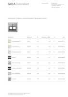Datasheet for Gira 2640600, EAN: 4010337021582