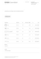 Datenblatt zu Gira 0215421, EAN: 4010337023876