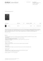 Datenblatt zu Gira 512200, EAN: 4010337017226