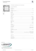 Datasheet for Berker 29536084, EAN: 4011334447061