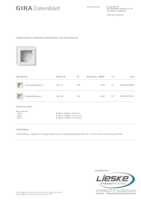 Datenblatt zu Gira 106103, EAN: 4010337076797