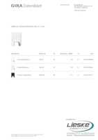 Datasheet for Gira 106903, EAN: 4010337096641