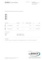 Datenblatt zu Gira 106303, EAN: 4010337076810