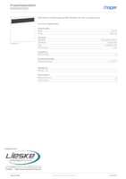 Datasheet for Hager BRN06529011, EAN: 4012740008044
