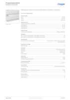 Datasheet for Hager BR652101D9016, EAN: 4012740013932