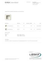 Datenblatt zu Gira 106101, EAN: 4010337076803
