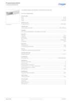 Datasheet for Hager LFS2002009016, EAN: 4012740007290