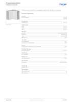 Datasheet for Hager FB9923049016, EAN: 4012740011389