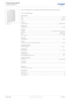 Datasheet for Hager LF6023059016, EAN: 4012740012652