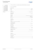 Datasheet for Hager LF6019059016, EAN: 4012740012584