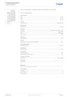 Datasheet for Hager LF6011059016, EAN: 4012740012447