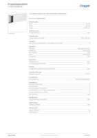 Datasheet for Hager LF4011009016, EAN: 4012740012201
