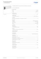 Datasheet for Hager LF4009109016, EAN: 4012740012195