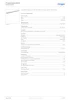 Datasheet for Hager M16479016, EAN: 4012740015400