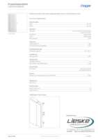 Datasheet for Hager LFE6011069016, EAN: 4012740012928