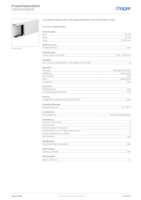 Datasheet for Hager LFE6011009016, EAN: 4012740012911