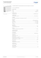 Datasheet for Hager LFR2003509016A, EAN: 4012740013758