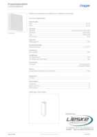 Datasheet for Hager LF2502569016, EAN: 4012740011792