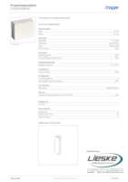 Datasheet for Hager LF1001069016, EAN: 4012740011464