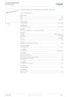 Datasheet for Hager M16489016, EAN: 4012740015417