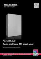 Datasheet for Rittal 1281000, EAN: 4028177813106