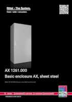Datasheet for Rittal 1261000, EAN: 4028177813120